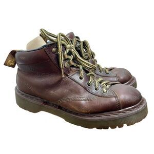 Dr Doc Martens Vintage 8287 Brown Leather Vintage Chunky 6 8 England Boots Ankle